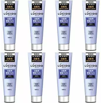 LUCIDO hair styling gel for gray hair 130g x 8 pieces [Bulk purchase]