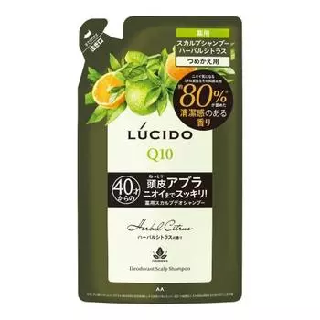 LUCIDO Medicated Scalp Deo Shampoo Herbal Citrus Refill [Shampoo Men] [Scalp Shampoo]