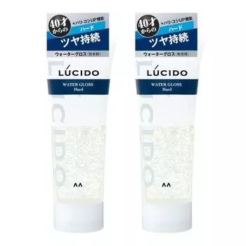 Lucido water gloss hard mens styling agent set 185g x 2