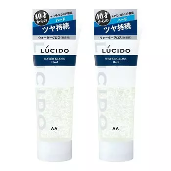 LUCIDO Water Gloss Hard Styling Agent Set 185g Mens (х 2)