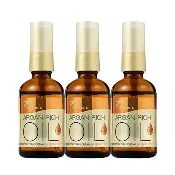 Lucidoel Argan Hair Treatment Rich Oil, 60 мл, 3 шт.