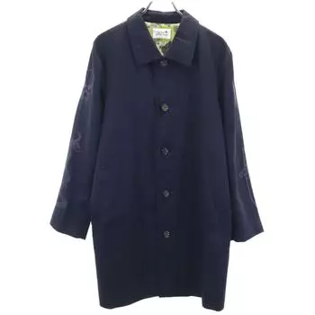 Lucien Pellat-Finet сделано в Японии Пальто-воротник из нержавеющей стали M Темно-синий Мужское Б/У