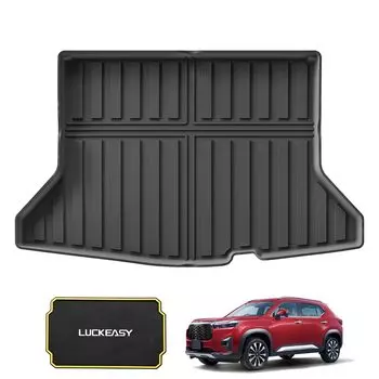 LUCKEASY Honda Специальный коврик для багажника WRV Коврик для багажника 3D Поддон для багажа DG5 Тип конструкции 3D Коврик для багажа Материал TPE Простая установка Оригинал чёрный