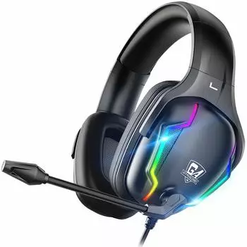 LUCKRACER Гарнитура Наушники PS5 Игровая гарнитура Наушники PS4 Игровые наушники Проводные наушники с микрофоном Наушники Heavy Bass Terminal