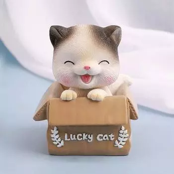 Lucky Car Accessories Украшение для автомобиля Аксессуары для салона автомобиля Украшение приборной панели Качающаяся кукла-кошка, корейские аксессуары для автомобилей