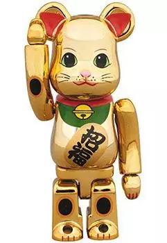 Lucky Cat позолоченный 5 BE@RBRICK 100%