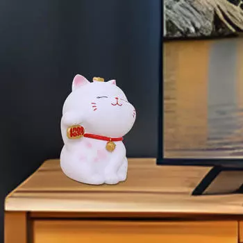 Lucky Cat Копилка Деньги Фэн-Шуй, Настольный Орнамент Домашний Декор Статуэтка Фортуны