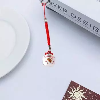 Lucky Cat Lucky Cat телефонные подвески телефонные подвески Fortune Cat брелок креативный подарок красный