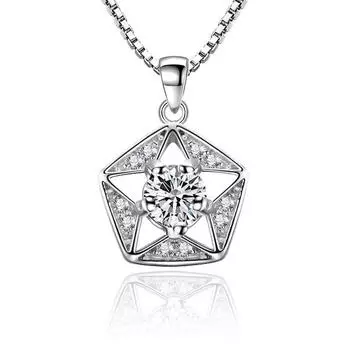Lucky Five-Pointed Star Pendant, Retro Personalized Hollow Five-Pointed Star Pendant, Women S Necklace Pendant.