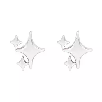 Lucky Four-Rare Star Super Fairy Ear Bone Stitch Серьги Серьги Маленькие и свежие модные