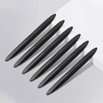 Lucky Life Бесследная силиконовая защита от защемления дверей автомобиля, черная, 6 шт., корейские автомобильные аксессуары