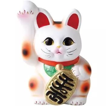 Lucky Lucky W10 x x Lucky Tokoname Made in Japan Ale-net Cat, Cat, D7.5 H13.5cm, Cat, No. 4, Calico, Ceramic, Ware,