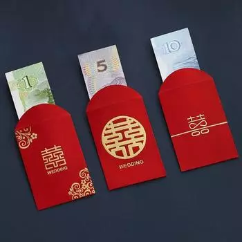Lucky Money Ceremony Money Birthday Party Gift Envelope Red Packet Birthday Hongbao Red Envelope F