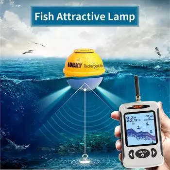 LUCKY портативный профессиональный эхолот беспроводной эхолот рыболокатор зонд детектор рыболокатор US Plug