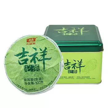 Lucky Puer Tuo * 2014 год Юньнань Мэнхай TAETEA Dayi Pu er Raw Tuo Cha 100г