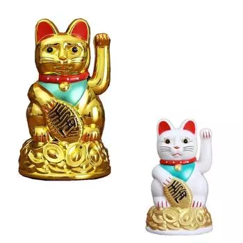 Lucky развевающийся кот Lucky Cat 6,5 дюйма манящий манеки неко, высокое качество 4.5inch white