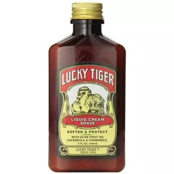 Lucky Tiger Liquid Shaving Cream Soften & Protect, 150ml, 1 unit