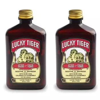 Lucky Tiger Тоник после бритья и для лица, 240 мл, 2 шт.
