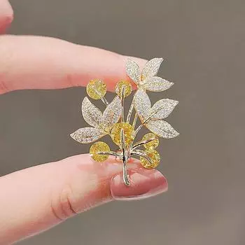 Lucky Tree Brooch New Year S Tide Pin Women S Clothing Accessories Anti-Light Buckle Collar Brooch Creative