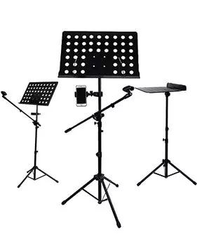 LUCKY TREE music отвечает различным потребностям 3 в 1 с микрофонной музыкальной подставкой и подставкой для трансляции в прямом эфире с мобильного телефона, многофункциональная подставка, складная,