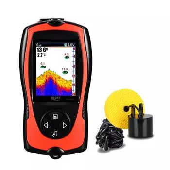 LUCKYLAKER Fish Finder Портативный Fish Finder Bass Gyotan Finder Портативный Fish Finder Smelt Fish Finder красный