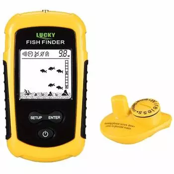 LUCKYLAKER Лодка для ловли корюшки Эхолот Портативный Морской Рыболовный Каяк Беспроводной Эхолот Рыболовный Окунь Тыквенный Кастинг Детектор Тыквенных Рыб