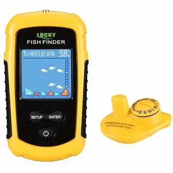 LUCKYLAKER Лодочный беспроводной эхолот Портативный морской эхолот Каяк Корюшка Ловля окуня Рыболокатор Рыболокатор Рыболокатор Рыболовство