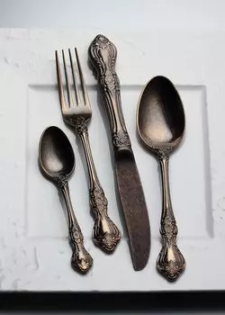 LUCKYWOOD Barcelona Retro Gold Teaspoon