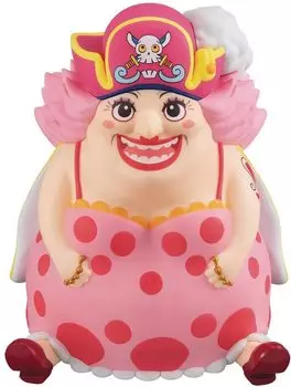 Lucup ONE PIECE Big Mom 110mm PVC painted movable figure approx.