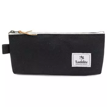 Luddite Gusset Pencil Case Black LDH-GPN-01