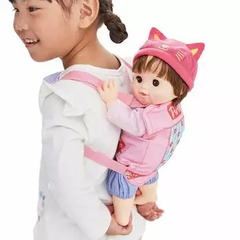 Люди Инструменты Поппо-чан, держась за руки и обнимаясь, цветочный дизайн розовый