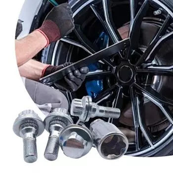 Lug Nut Bolt 5pcs Lug Bolts Ball Seat 25mm Shank Length Wheel Lug Bolts For Riding Enthusiasts Motorbike Cruiser CHINA