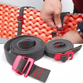 Luggage Bag Tie-Down Belt Quick Release Hook Cargo Straps Durable Nylon Tape Rope Car Motorcycle 1.5m