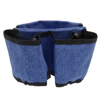 Luggage Travel Cup Holder Oxford Cloth Free Hand Suitcase Drink Holder for Suitcase Handle Blue синий