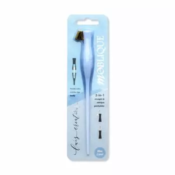 Luis Creations Moblique Penholder Moblique Pen Holder Internal Storage Straight Oblique Coral 2-in-1 (Blue (Light Blue))