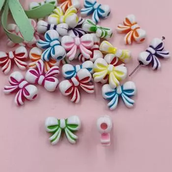 Лук DIY бусины 30 шт./пакет акриловая лента ожерелье браслет ручной работы