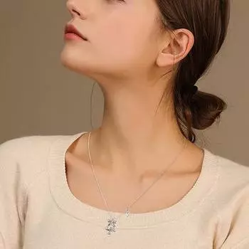 Лук Рождественский колокольчик ожерелье женской ниши темперамента простое ожерелье модная цепочка на ключицу продажа ювелирных изделий.