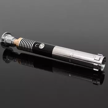 Luke RGB 16 цветов переменная металлическая ручка световой меч с ударом звуковой эффект FX дуэль световой меч металлическая алюминиевая ручка световой меч