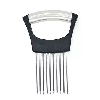 Луковая игла из нержавеющей стали, луковая вилка, овощерезка, нарезка фруктов, тендерер, нож для резки томатов, нарезка лука, нарезка фруктов, слайсер