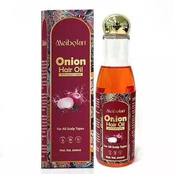 Луковое масло для волос для роста и контроля выпадения волос — с экстрактами масла черного тмина, кокосового масла и касторового масла — 200 мл x упаковка из 1 шт. 200 ml