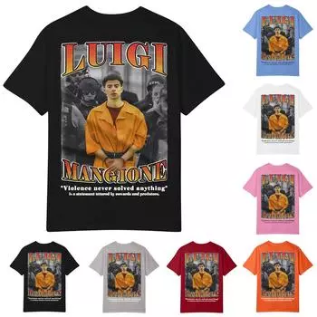 LULGI MANGIONEЖенский модный свободный повседневный топ с круглым вырезом и короткими рукавами S чёрный