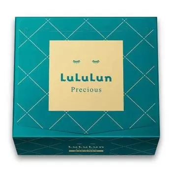 Lulu Lulun Pack Precious Green GREEN Large capacity 32 sheets 4FB maintenance beautiful skin care Face mask (Balance) (Skin Moisture, elasticity,