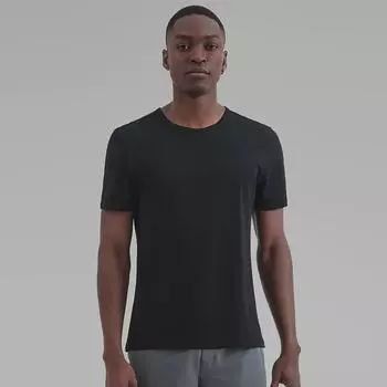 LULU Мужская классическая быстросохнущая дышащая спортивная майка с коротким рукавом для 5-летнего возраста XL