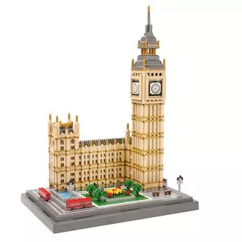 LULUFUN Big Ben Micro Block Building Blocks Toy Mini 3D Puzzle Building Big Ben Building Block Children Adults Holiday New Year Gift Birthday