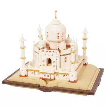 LULUFUN Block Building Taj Mahal Toy 3D Puzzle Castle Mini Block Дети Взрослые Подарок Внутренняя сборка Убийство времени Хобби Популярный