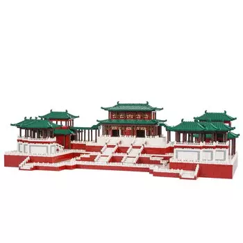 LULUFUN Blocks Building Blocks Toy Micro 3D Puzzle Building Daming Palace Children Adults Celebration New Year Gift Birthday Christmas Gift