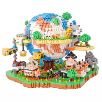 LULUFUN Global Village Mini a 3D Puzzle for is a popular educational toy for adults and A great gift for or any Blocks, Assembly, children. birthdays,