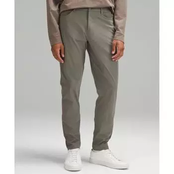 Lululemon Abc Slim Fit 5 Pocket Pant 34l Warpstreme Grey Sage 46/34