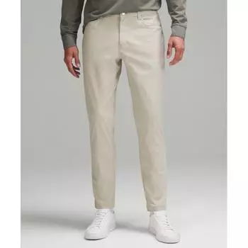 Lululemon Abc Slim Fit 5 Pocket Pant 30l Warpstreme Raw Linen 40/30