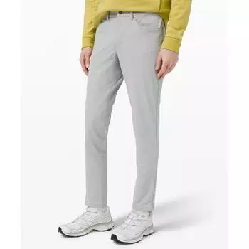 Lululemon Abc Slim Fit 5 Pocket Pant 32l Warpstreme Silver Drop 46/32